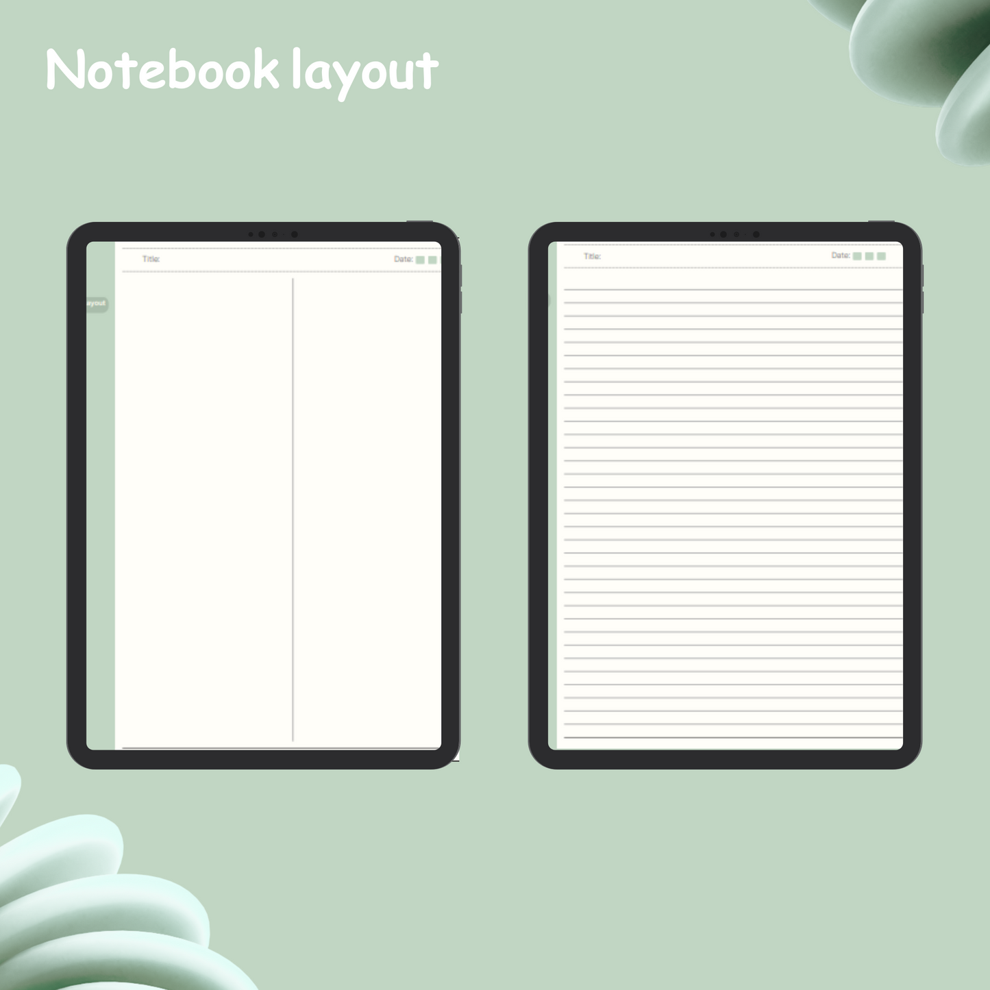Sage Whisper Notebook