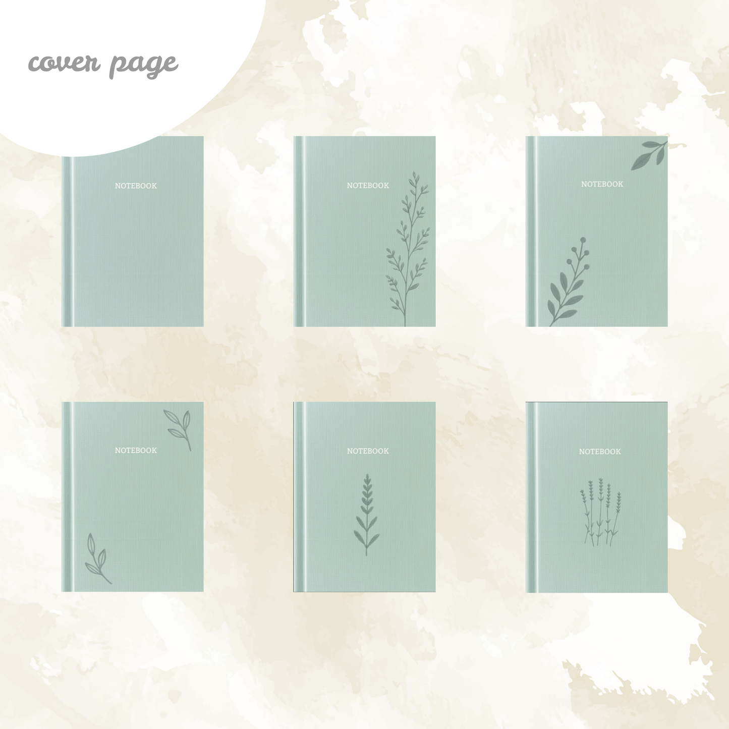 Mint Veil Notebook