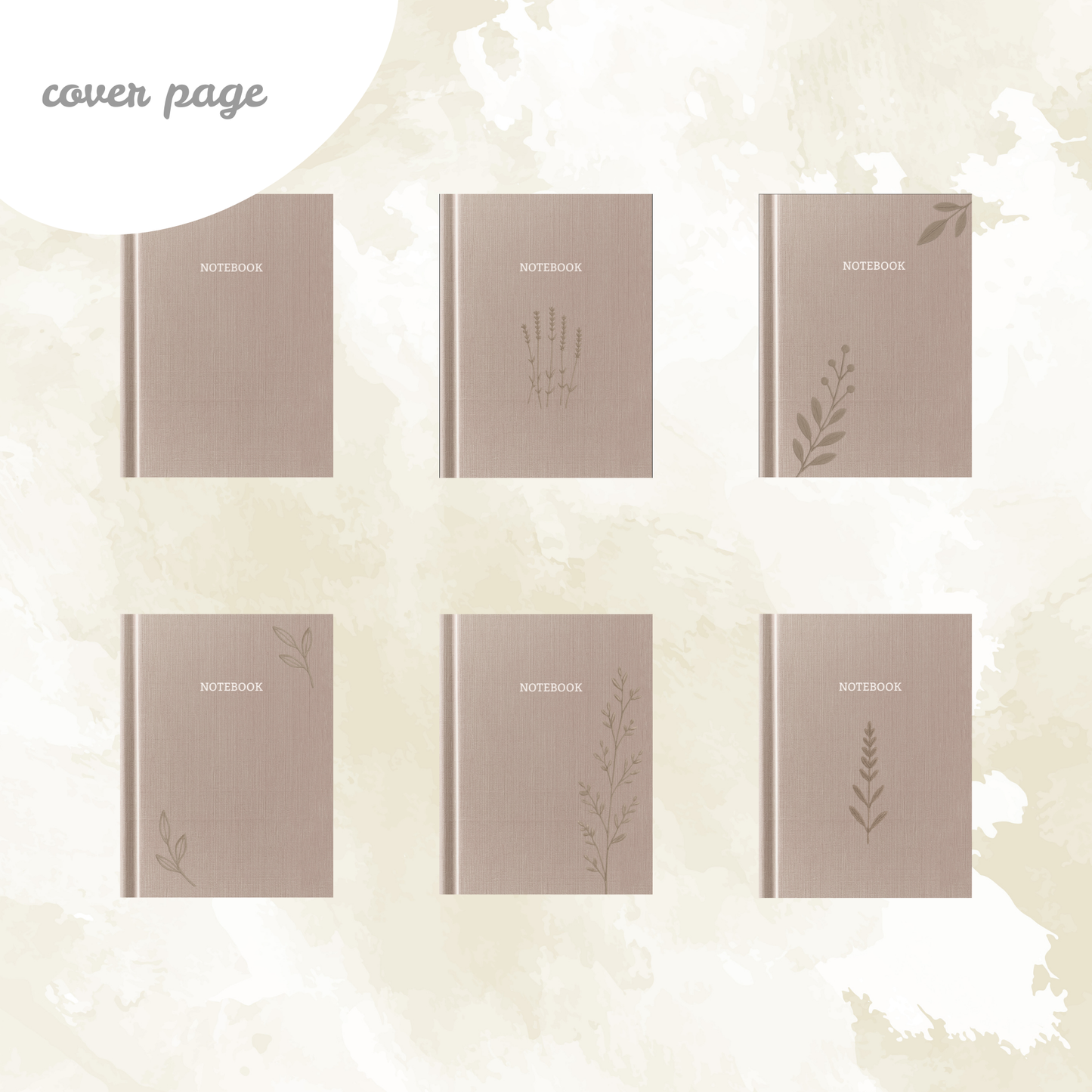 Mocha Drift Notebook