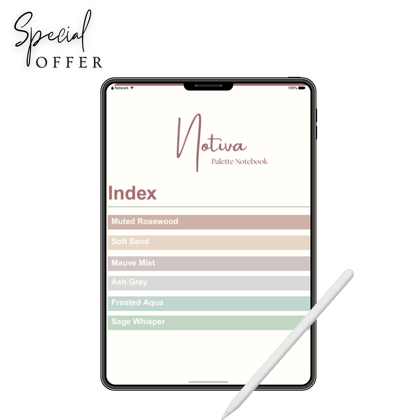 Premium 6-Design Digital Notebook Bundle