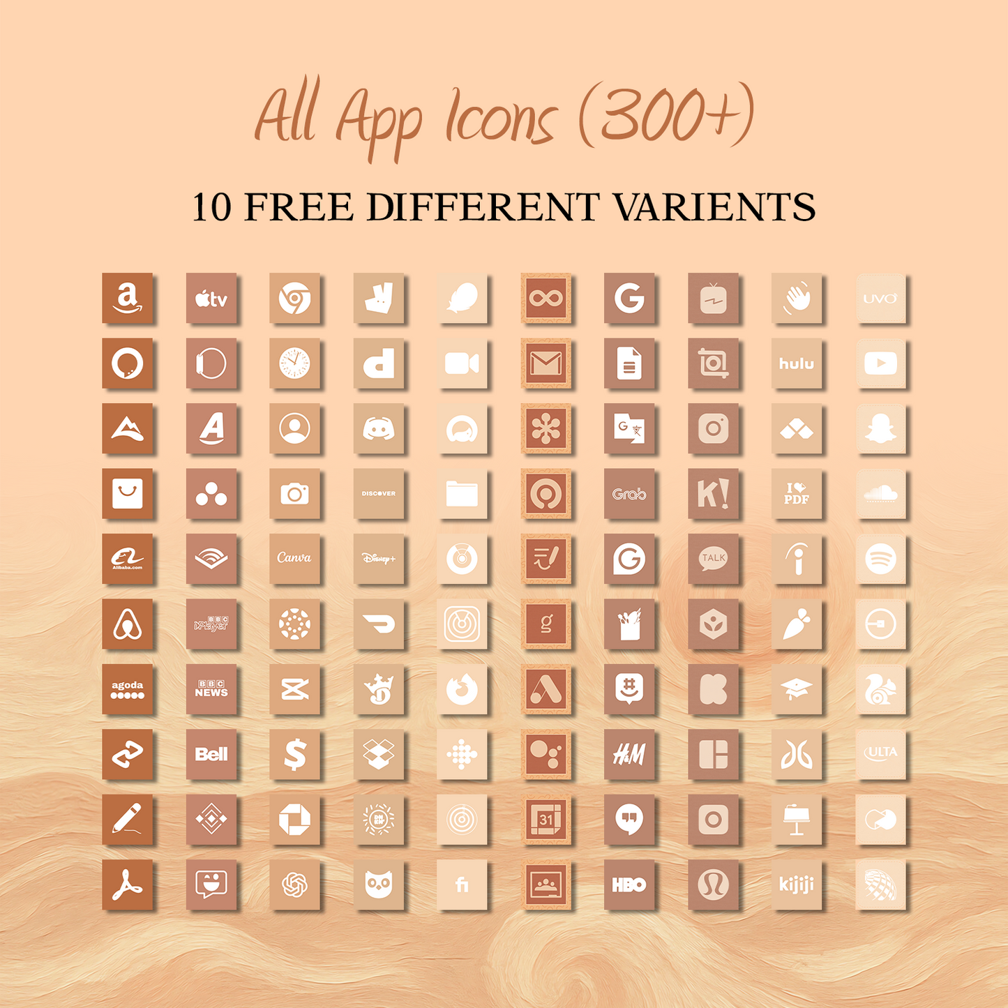 Soft Swirls – Aesthetic Home Screen Set
