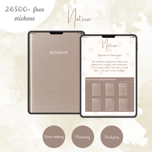 Mocha Drift Notebook