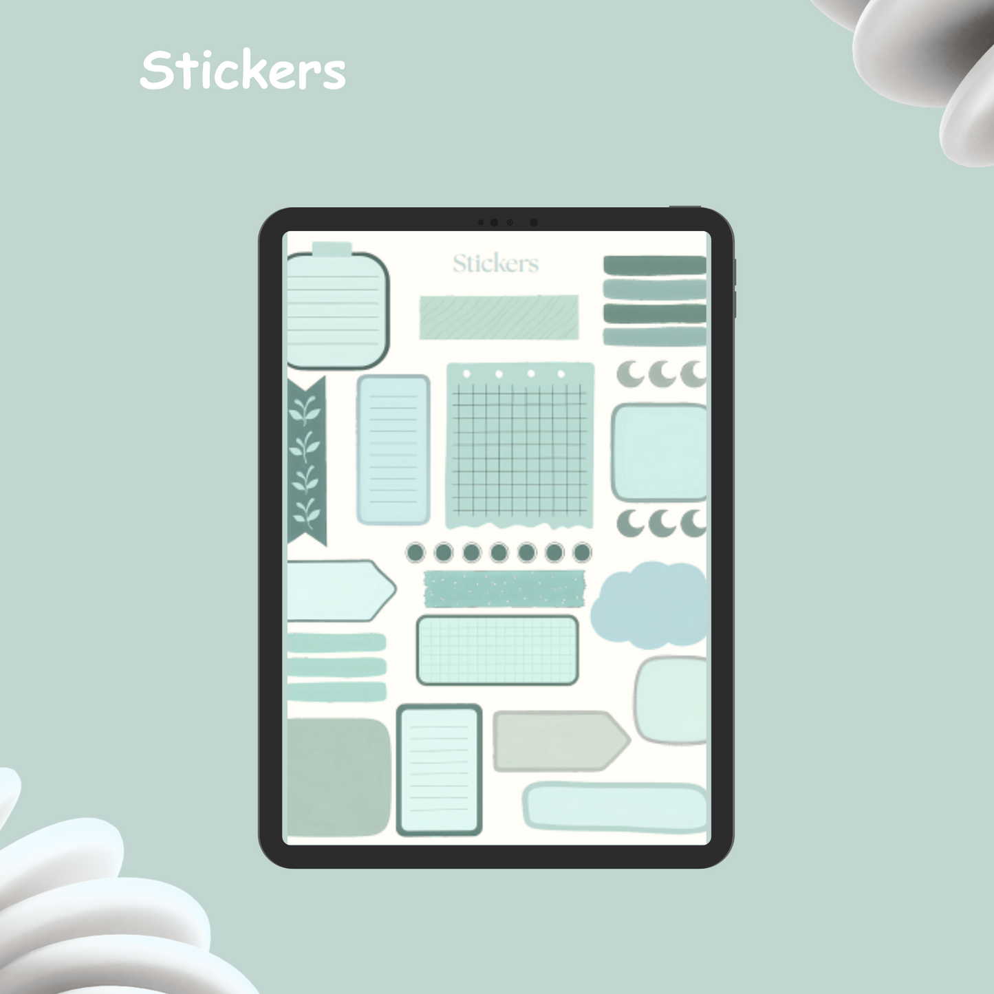 Frosted Aqua Notebook