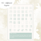 Mint Veil Notebook