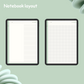 Sage Whisper Notebook