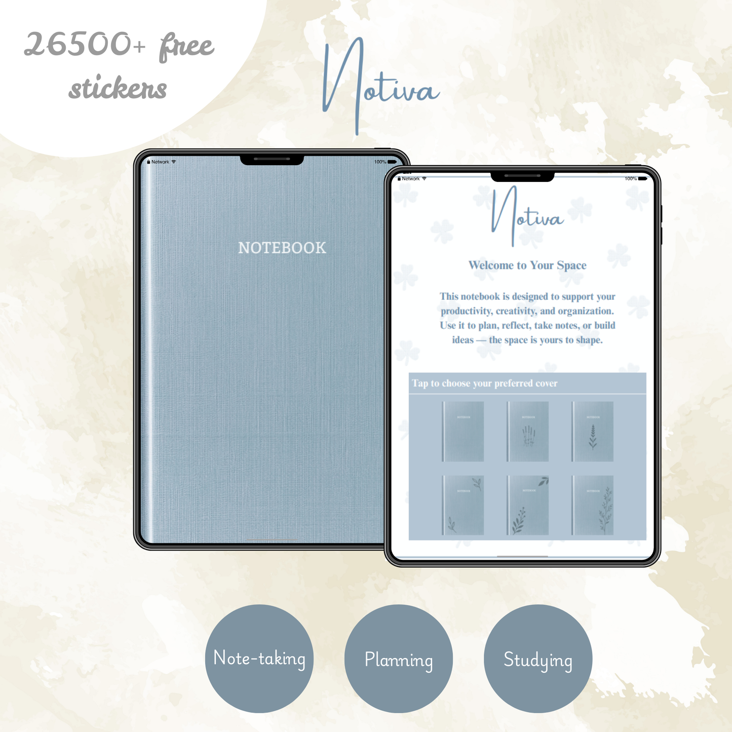 Blue Frost Notebook