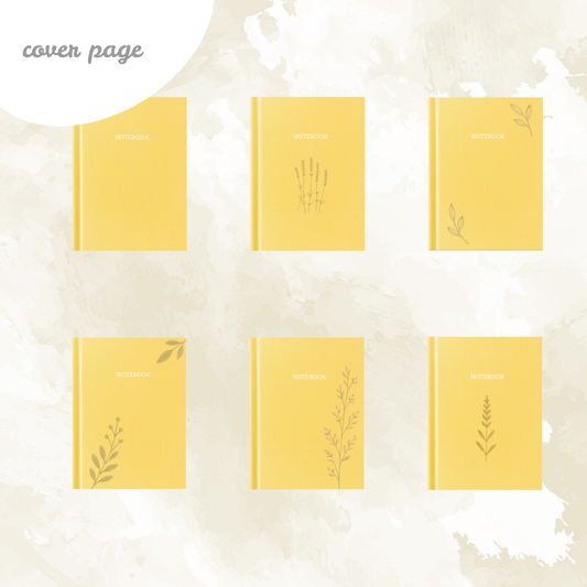 Golden Bloom Notebook