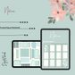 Frosted Aqua Notebook