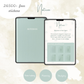 Mint Veil Notebook