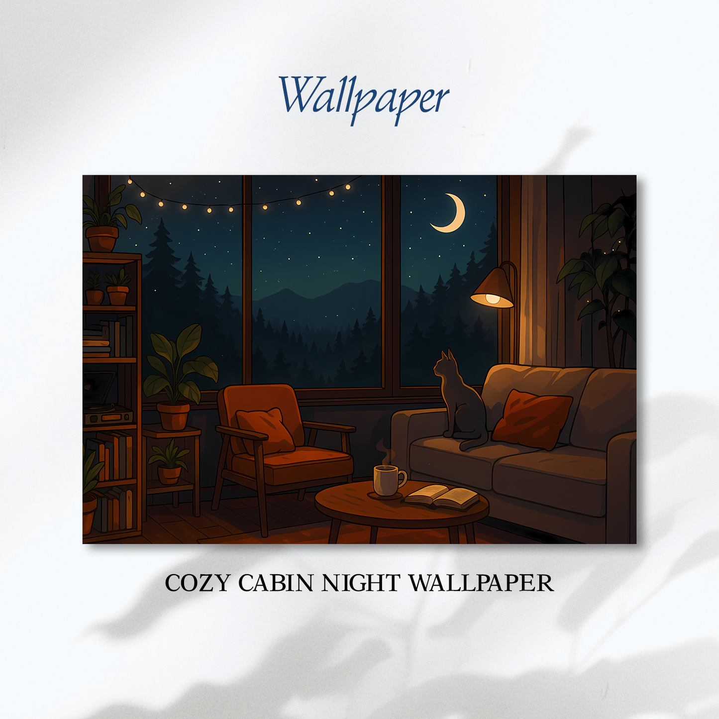 Cabin Moon – Aesthetic Home Screen Set