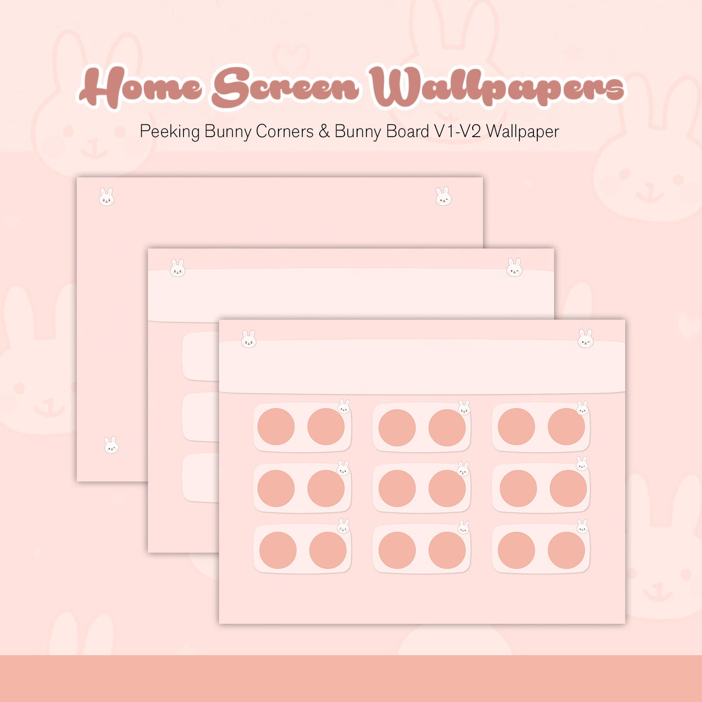 Bunny Bloom - Soft Aesthetic iPad Kit