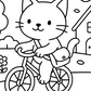Whimsy Town Cozy Critter Coloring Book With 30 Pages